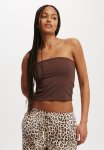 Cotton On All Day Tube Top - Chocolate