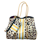 Neoprene Tote Bag Large - Baby Leopard