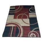 Smte 200CM By 150CM Modern 3D Geometric Design Area Rug FF21 With Keychain