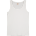 Ladies White Basic Vest S-xxl