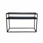 Sencilla Metal Server Table Two Styles - Far Apart Shelves
