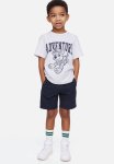 Cotton Chino Shorts - Navy Blue