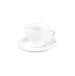 Fortis - Italia - White Cappuccino Cup 160ML & Saucer Set Of 12