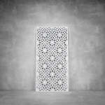 Wall Art D134 - 2000 X 1000 X 20 Indoor Matt White No