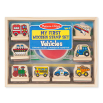 Melissa My First Wooden Stamp Set - Vehicles