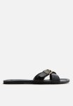 Buckle-detail Sandals - Black