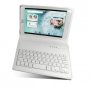 Universal 8 Inch Folio Case With Bluetooth Keyboard White