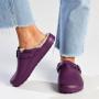 Desi Fur Slip On - Purple - 8