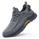 Guyisa Sport Safety Shoes - Steel Toe Lightweight Work Sneakers For Men - UK7.5