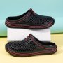 Men's Solid Color Hollow Out Anti Odor EVA Clogs Comfy Non Slip Casual Durable Beach Water Shoes Men's Footwear