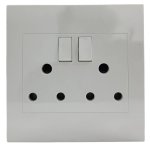 Redisson Double Socket 100X100MM White