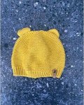 Yellow Knitted Beanie One Size