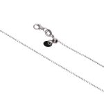White Gold Anchor Slider Adjustable Link