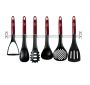 7-PIECE Non-stick Kitchen Utensils Set - Burgundy