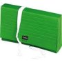 JD1613 Concertina Cloth File - 16 Compartment A-z Green