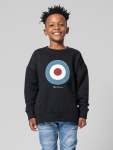 Kids Target Crew Sweater - Black - 12 Black
