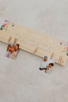 Floral Wooden Photo Plaque - Afrikaans Plain