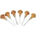 6 Piece Palm Linoleum And Block Cutters Ls B