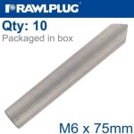 Internaly Threaded Sockets M6X75 Zinc Plated Class 5.8 Box Of 10