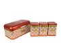 Rectangular Bread Bin With Canister Set