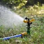 1PC 1 2" Farm Rotating Rocker Sprinklers 360 Degrees Rotary Automatic Sprinkler Head Rotates 360 Degrees Watering Equipment