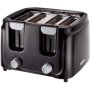 Salton Cool Touch Toaster 4 Slice Black