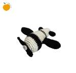 Black And White Airplane - Soft Toy Teddy No Hanging Loop