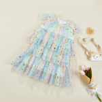 Rainbow Star Tulle Dress