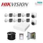 Hikvision 8 Ch System With 2MP Audio Camera Kit
