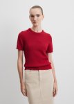Australian Cotton Blend Boucle Knit T-Shirt