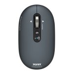 MAC Port Connect Pure Rechargeable Wireless And Bluetooth Mouse Shadow