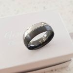 Caleb Men's Ring Stainless Steel Sizes 8-13 - Size 9