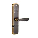Zuri Smart Biometric Door Lock In Bronze Bluetooth Fingerprint Pin Rfid & Key Access