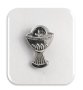 First Holy Communion Lapel Pin / Chalice & Eucharist With Cross