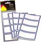 Croxley 24 Blue Border Labels