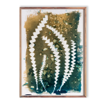 Jagged Leaves I Art Print - A4
