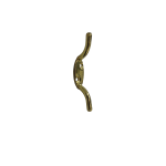 Metal Cleat Brass Plated 87MM X 17MM