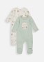 Sheep Island Fleece Sleepsuits 2 Pack
