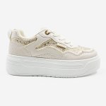 FILA Harlyn Platform Sneaker - Beige - 8