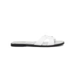 Quadra Heart Sandals -white silver
