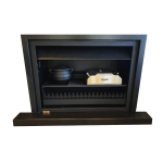 4 In 1 Quadro MK2 Braai Fireplace Pizza Oven Potjie Pot Mild Steel Built-in