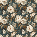 Bloom Scatter Cushion Or Cushion Cover Vintage Teal
