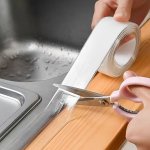 Waterproof Transparent Kitchen Seam Tape - Mold-resistant For Stove Sink & Countertops Pvc Material
