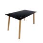 Munich Dining And Office Table Black Glass