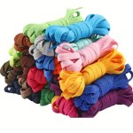3 Pair Flat Shoe Laces 5 16IN Shoelaces With Assorted Colors For Sneakers Shoes Boots