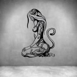Woman Elf Floral - Rust Coat L 1000 X H 700MM
