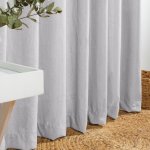 Bergen Eyelet Unlined Curtain - Fossil - 270 X 255CM