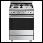 Smeg 60CM Dual Fuel Cooker Vapor Clean Stainless Steel