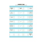 33MM Numeric Labels L blue 5SHT