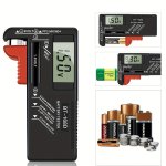 Battery Testers Universal Digital Battery Tester For Aaa Aa C D 9V 1.5V 3.7V Small Button Cell Battery Tester Volt Checker For A